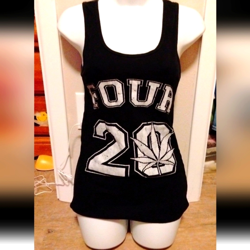 Black Four 20 Tank Top